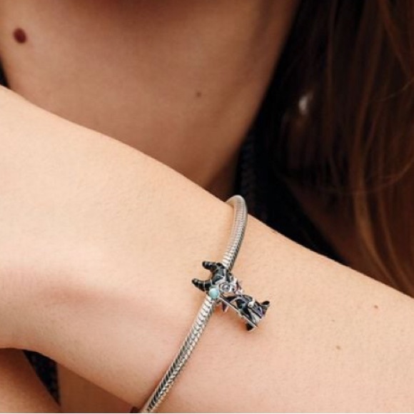 Sterling Silver Pandora Style Villains Maleficent Halloween Charm - Picture 4 of 9